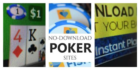 No Download Poker Sites .